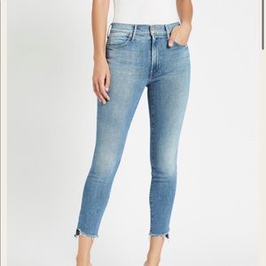MOTHER Stunner Zip Ankle Step Fray - NWT SIZE 28